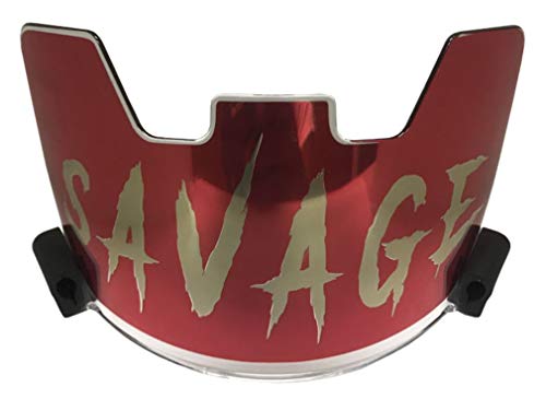 Soldier Sports Savage Visor - Red/Gold (Universal, Red/Gold)