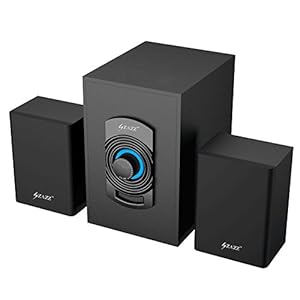 ZAZZ MS2116 10 Watt 2.1 Channel USB Multimedia Speaker (Black)