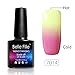 Belle Fille Temperature Changing Color Gel Nail Polish Varnish UV LED Manicure Soak Off Nail Art 10ml Yellow to Pink