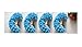 King's Deal- Tm 4pcs (2 Pairs) Dust Floor Cleaning Slippers Shoes Mop House Clean Shoe Cover Multifunction (2 Pairs Blue)