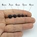 14k Yellow Gold 5 Millimeters Black Simulated Onyx Ball Stud Earrings