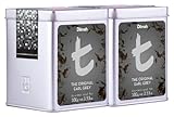 Dilmah, Luxury t-Series, loose leaf, The Original Earl Grey, 100% Pure Ceylon Single Origin leaf tea, Designer caddy, 3.5 oz each, (Pack of 2)