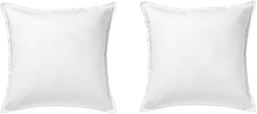 Amazon Com Ikea Gurli Cushion Covers White Color 20 X 20 2 Pack