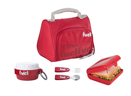 eco one insulated 5 piece lunch tote set