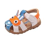 LNGRY Toddler Baby Boy Summer Shoes With Flashing Lights Sandals Cartoon Shoes