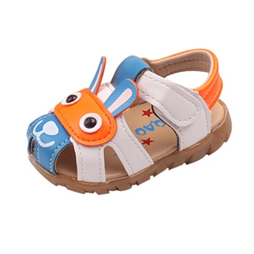 LNGRY Toddler Baby Boy Summer Shoes with Flashing Lights Sandals Cartoon Shoes