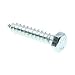 Prime-Line 9056163 Hex Lag Screws, 3/8 In. X 2 In., A307 Grade A Zinc Plated Steel (50 Pack)