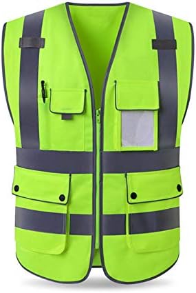 Adisputent Gilet De Securité Réfléchissant Unisexe Gilet