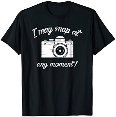 Photography Gifts Photographers TeeCamera Photography Lover Vintage Gag Photographer T-Shirt
