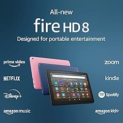 Amazon Fire HD 8 tablet, 8” HD