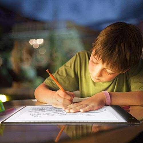 Tracing Light pad, Kids Toys for 2-12 year olds Boys and Girls A4 Ultra-Thin Portable LED Light Box Light-up Tracing Pad,Christmas Gifts and Top Toys for Boys and Girls Ages 6, 7, 8, 9,10