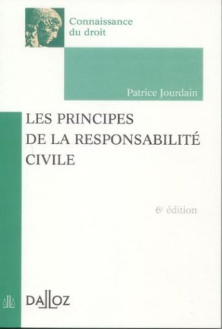 Les  principes de la responsabilité civile
