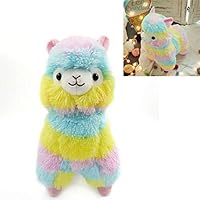 FidgetKute 18CM Colorful Kawaii Alpaca Llama Arpakasso Soft Plush Alpacasso Baby Doll B3F1