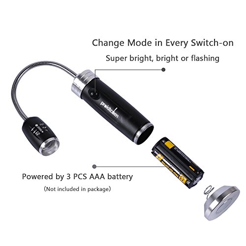 Adjustable BBQ Grill Light Set with Super Bright LED,Magnetic Base and Flexible Goose Neck for Lighting up Gas,Charcoal,Electric Grill- Outdoor Waterproof Barbecue Grilling Lights by Prokitchen,2-pack - Thumbnail 3