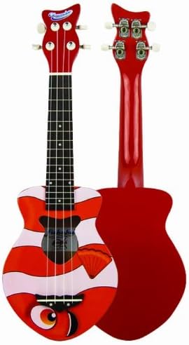 Clownuku Soprano Ukulele with Ukulele Gig Bag LEFT HANDED