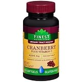 Finest Nutrition Cranberry Plus Vitamin C, 4200 mg, 100 Softgels