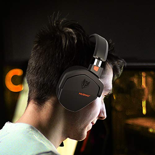 Gaming Headset, NUBWO Gaming Headphones for Xbox One PS4 PC Stereo Surround Noise Cancelling Over Ear Gaming Headphones with Mic, Bass Surround Soft Memory Earmuffs for Computer Laptop Switch Games - Thumbnail 6