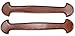 Congress Leather Pair of Brown Leather Double & Stitched Steamer Trunk Handle 101BRN