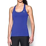 Under Armour Women's HeatGear Armour Racer Tank, Constellation Purple/Metallic Silver, Medium