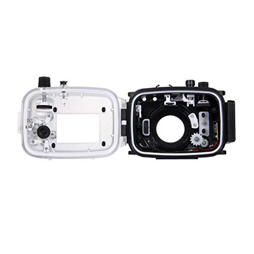 Uplord Underwater 40m Swimming Diving Waterproof Camera Case Diving Protective Housing Shell for Canon G7 X Mark II,Diving Shell+O Seal+Cleaning Cloth+Hand Strap+Neck Strap