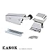 Kason 1095 Spring Action Door Closer with Adjustable Wide Hook 7/8 to 1 5/8 Inch Offset, 11095000013_11094000027