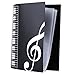 Music folder piano score folder Music folder storage Holder A4 Size Folder,40 Pockets Chorus dedicated Sheet Music Folder