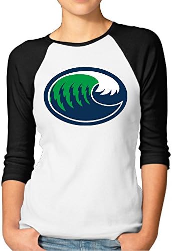 KingCa Women's Texas A&amp;m Corpus Christi Islanders 1 Logo Raglan Baseball T-Shirt