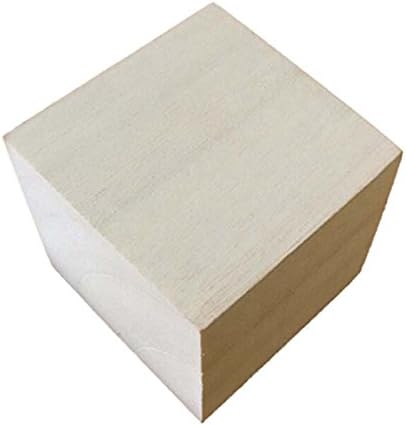 TRESS 10PCS Paulownia Wood Square Blocks Of Balsa Wood Model (3.9LX3.9WX3.9H(10X10X10CM))