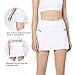 POSHDIVAH Women's Athletic Skirts with Built-in Shorts Skorts for Tennis Golf Running Workout and Casual