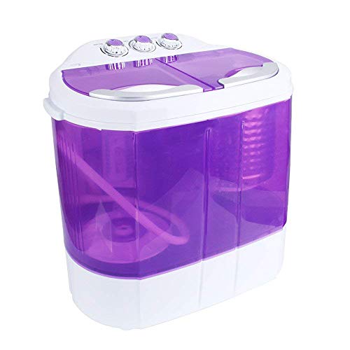 Display4top Portable Charge supérieure 3.6kg machine à laver - machines à laver - Prise standard européenne (Violet)