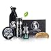 HiLée Premium Beard Growth Kit- Elegant Gift for beard Care and Grooming. Natural and organic. Gentleman’s Beard Oil, Vox Balm , Ultra Soft Beard Shampoo, Beard Comb for Styling, Shaping and Growth