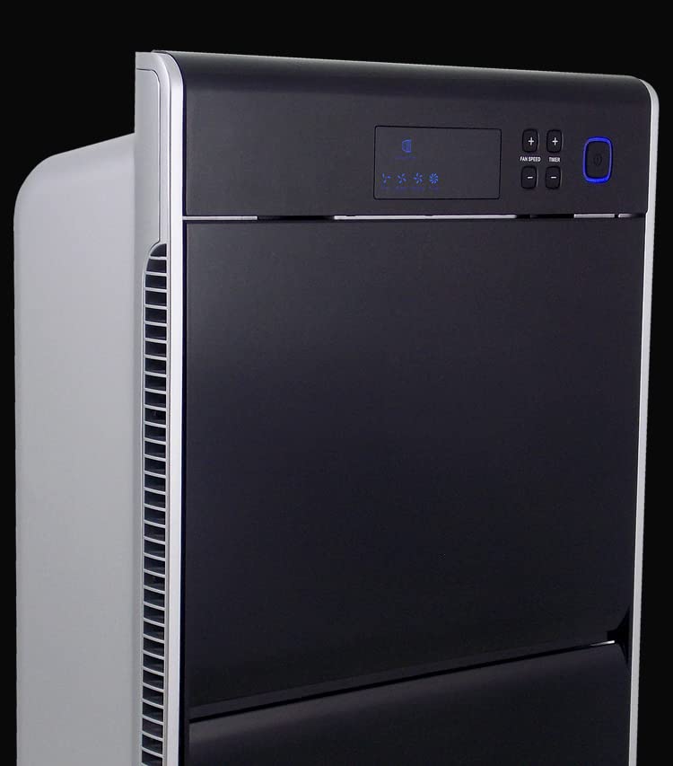 LIFE CELL 2550 5-Stage Ultimate HEPA & CARBON Air Purifier. Includes a Washable Antimicrobial Prefilter, a 2-stage H13, 99.97% TRUE HEPA filter, and a 2-stage real ACTIVATED CARBON (2 lbs) filter.