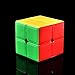 Ohuhu 2X2X2 Stickerless and Anti-pop Speed Cube with Cube Stand