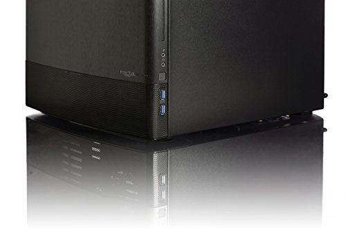 Fractal Design Node 804 No Power Supply MicroATX Cube Case FD-CA-NODE-804-BL, Black