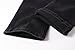 ZLZ Black Biker Jeans for Men Slim Fit, Men's Comfy Stretch Ripped Distressed Biker Jeans Pants Rock, Designer Jeans, Size 40