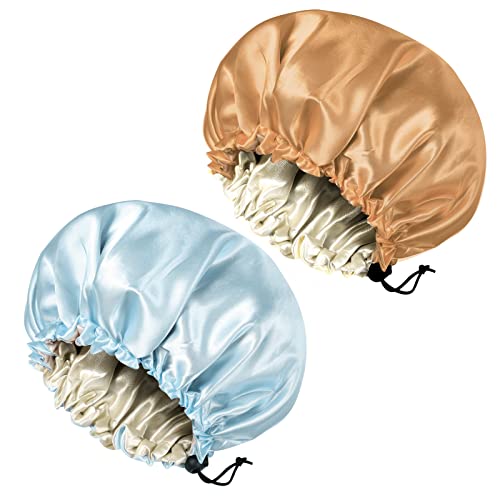 Satin Bonnet Silk Bonnet for Sleeping, Double Layer Satin Bonnet for Natural and Curly Hair