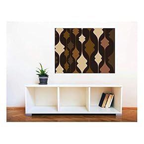 Removable Wall Sticker/Wall Mural - Abstract Seamless Pattern | Creative Window View Home Decor/Wall Decor - 24"x32"