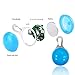 Korty Dog Collar LED Light,Dog Pet Collar Light [USB Rechargeable] Waterproof LED Dog Collar Safety Night Walking Lights (Blue)