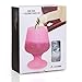 Avery Barn Food Grade Silicone Stemmed Wine Glasses + Foldable Plastic Bottle Bag Sets - Color Cups