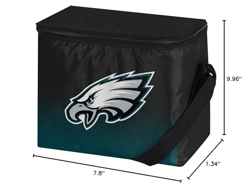 FOCO NFL Unisex Gradient Print Lunch Bag Coolergradient Print Lunch Bag Cooler, Philadelphia Eagles, Standard