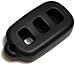 Black Silicone Key Fob Cover Case Smart Remote Pouches Protection Key Chain Fits: Toyota 4Runner 99-09 w/hatch button