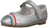 Carter's Girls' Alvina Ballet Flat, Silver, 9 M US Toddler