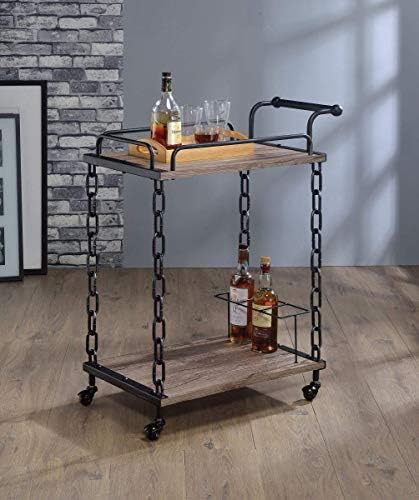 HomeRoots Kitchen 285817-OT Carts, Multicolor