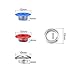 BTNOW 240 Pieces Grommet Kit Metal Eyelet Kit for Bag, Shoes, DIY Project, 8 Colors, 1/4 inches