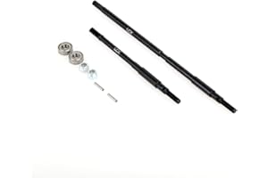 LCX Racing 1/10th RC Crawler Car AR60 OCP Hard Steel Rear Axle Drive Shaft Dogbone Straight Shaft for Axial Wraith RR10 SMT10, Upgrades Parts Accessories