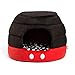 Disney Mickey Mouse Pants 2-in-1 Honeycomb Hut Cuddler Black/Red Standard/Medium