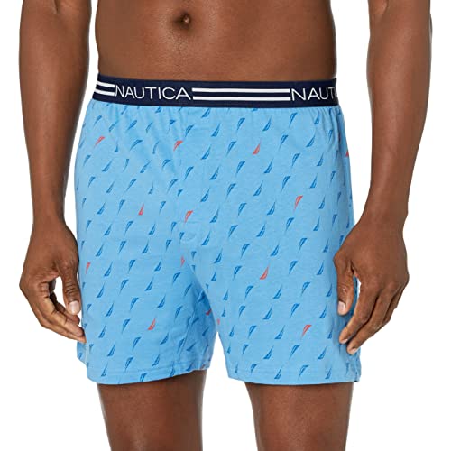 Nautica Men's Classic Cotton Loose Knit Boxers at Amazon