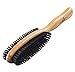 Kent CC20 Double Sided Cherrywood Clothes Brush and Lint Remover, Firm Side for Dust and Dirt, Soft Side for Gentle Brushing for Keeping Fabrics Free from Fibres, Fluff and Pet Hair, Made in England