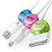 Dotz Cord Identifiers, Cord and Cable Management for Home and Office, 5 Count, Pastel Colors (DCI101CO-CP)