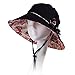 Siggi Bucket Boonie Cord Fishing Beach Cap Summer Sun Hat Bowknot Wide Brim for Women Navy